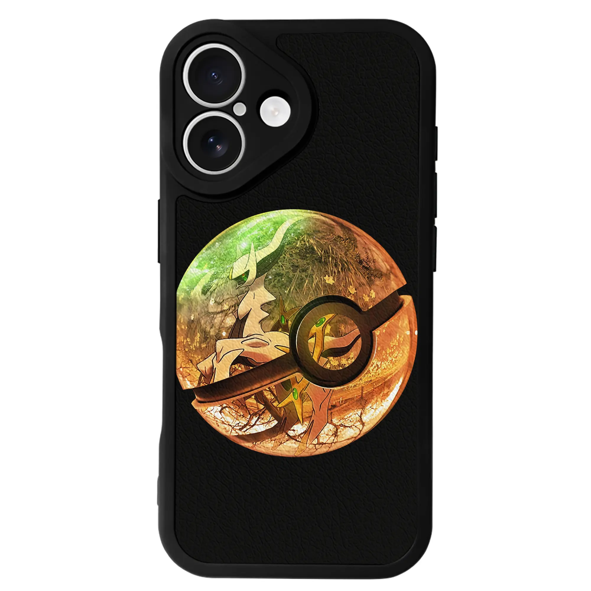 ポケモン グッズ,アルセウス - IPhone 16シリーズ対応 ・ シリコンスマホケース ・ レザー調 ・ 高精度フィット ・ 耐衝撃 ・ ワイヤレス充電対応 ・ 精密カット